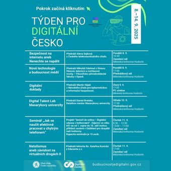 Týden pro Digitální Česko (8. – 14. 9. 2025)